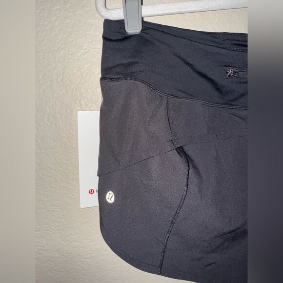 Lululemon Speed Up LR Short 2.5" *Lined size 10 Black NEW - Picture 7 of 8